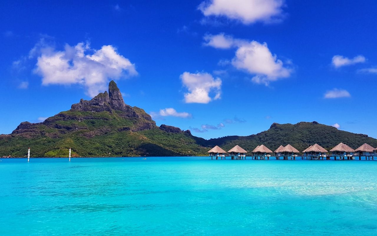 Lagon de Bora Bora et Mont Otemanu